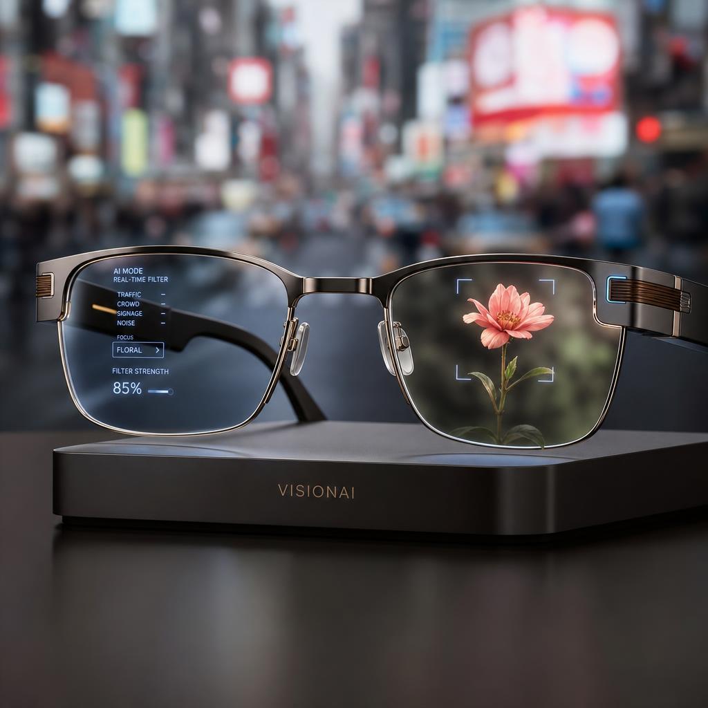 Aura Glasses - VisionAI Selective Filter Edition