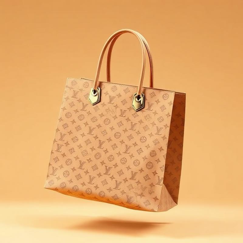 Not-Paper Bag Monogram Tote