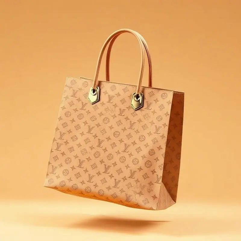 Not-Paper Bag Monogram Tote