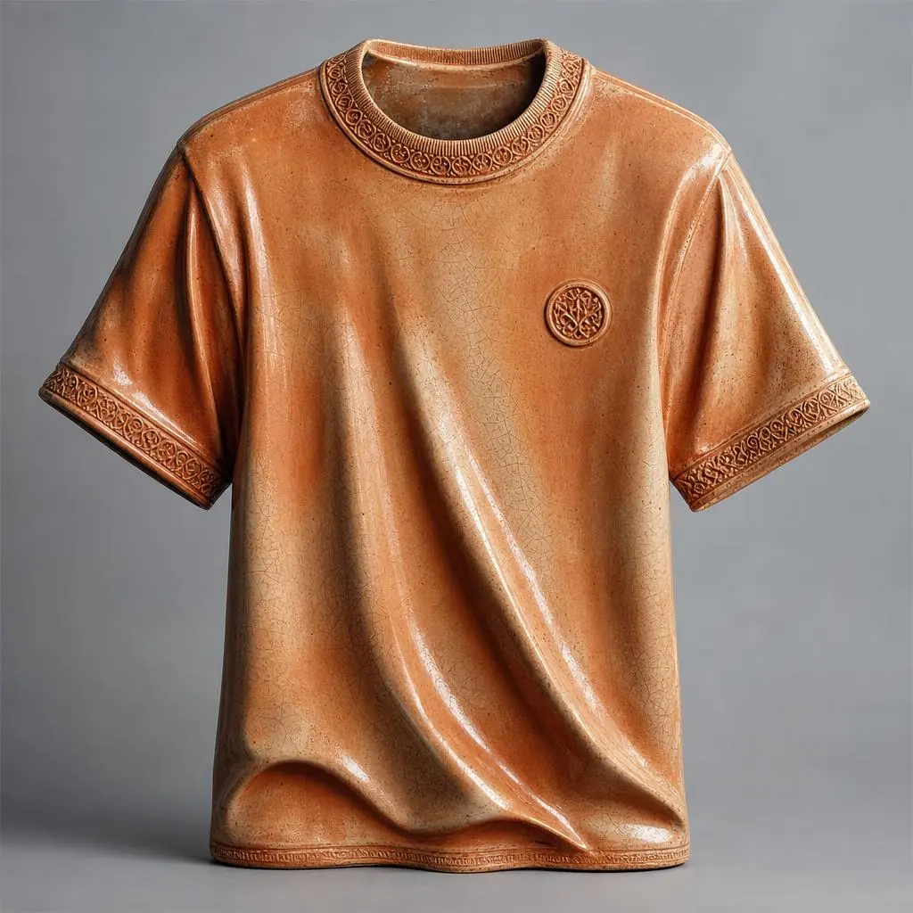 ClayTee Haute Couture - Glazed Ceramic T-Shirt
