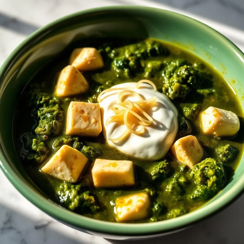 Palak Paneer Spiral
