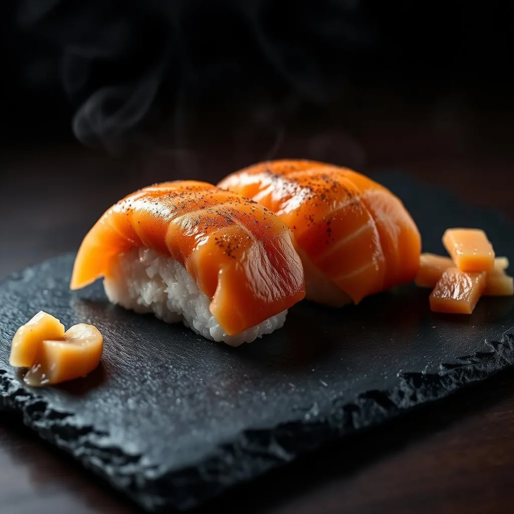 Salmon Nigiri Superposition