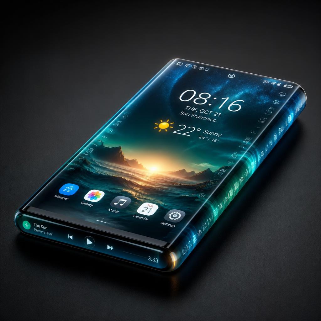 Halo 6X - The All-Sides Display Phone