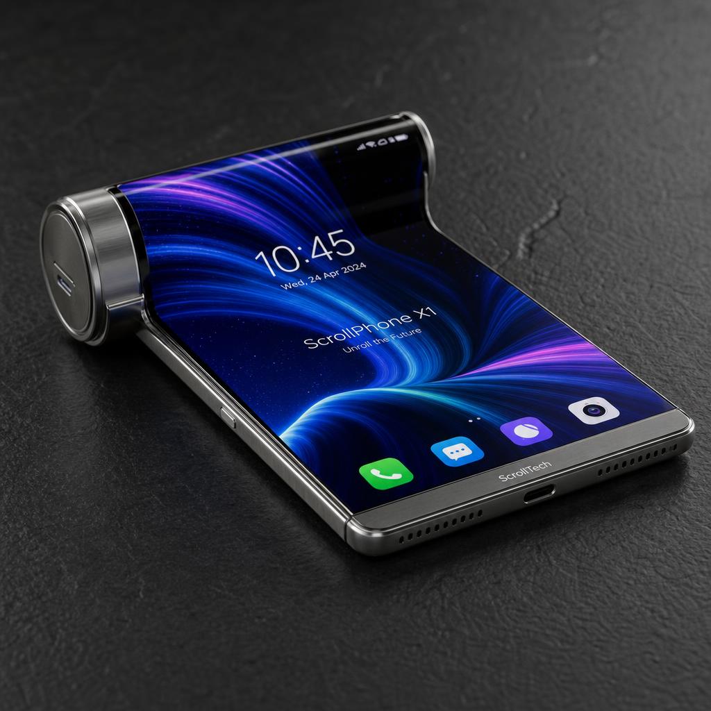 ScrollPhone X1 - Real Rollable OLED