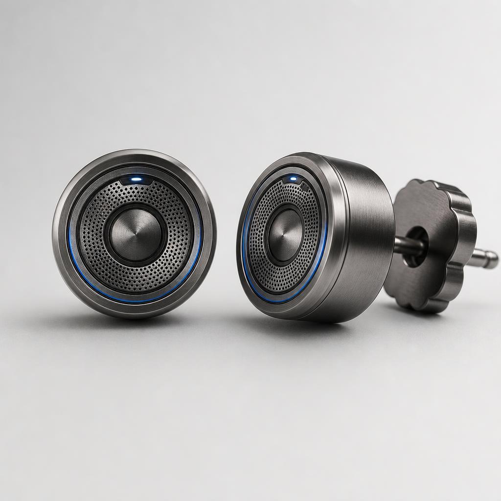 Sonic Studs - Wearable Speaker Earrings